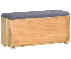 Koridoriaus suoliukas, 100x35x47cm, mango medienos masyvas