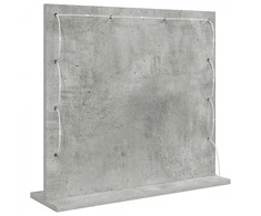 Kosmetinis veidrodis Stačiakampio Betono pilka 60 x 55 x 18 cm