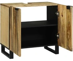Vonios kriauklės spinta Ruda 62 x 33 x 58 cm Apdirbta mediena