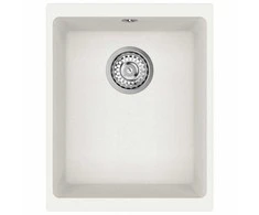 Kriauklė 80% Kvarcas ir 20% Derva 370 x 460 mm Balta