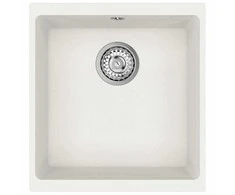 Kriauklė 80% Kvarcas ir 20% Derva 430 x 460 mm Balta