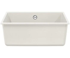 Kriauklė Balta 530 x 460 mm 80% Kvarcas ir 20% Derva
