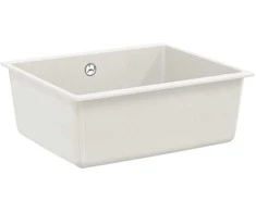 Kriauklė Balta 530 x 460 mm 80% Kvarcas ir 20% Derva