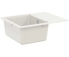 Kriauklė Balta 560 x 460 mm 80% Kvarcas ir 20% Derva