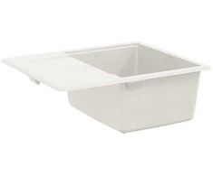 Kriauklė Balta 560 x 460 mm 80% Kvarcas ir 20% Derva
