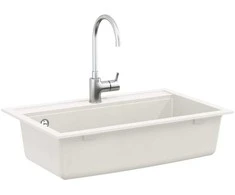 Kriauklė Balta 795 x 505 mm Granitas