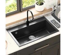 Kriauklė Granitas 795 x 505 mm Juoda