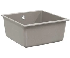 Kriauklė Pilka 430 x 460 mm 80% Kvarcas ir 20% Derva