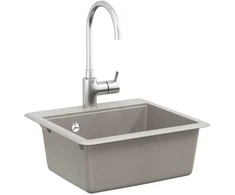 Kriauklė Pilka 470 x 440 mm Granitas