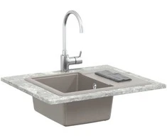 Kriauklė Pilka 560 x 460 mm 80% Kvarcas ir 20% Derva