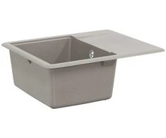 Kriauklė Pilka 560 x 460 mm 80% Kvarcas ir 20% Derva