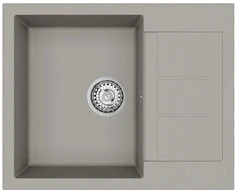 Kriauklė Pilka 620 x 500 mm 80% Kvarcas ir 20% Derva