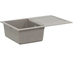 Kriauklė Pilka 780 x 500 mm 80% Kvarcas ir 20% Derva