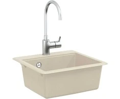 Kriauklė Smėlio 470 x 440 mm Granitas