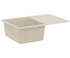 Kriauklė Smėlio 670 x 460 mm 80% Kvarcas ir 20% Derva