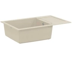Kriauklė Smėlio 780 x 500 mm 80% Kvarcas ir 20% Derva