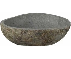 Upių akmens baseinas Šviesiai pilka 52 x 40 x 15 cm Upės Akmuo