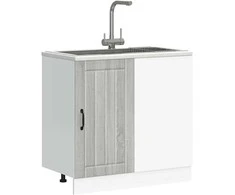 virtuvės apatinė spintelė Lucca Pilka Sonoma Engineered Wood