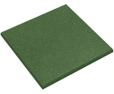 Kritimo apsaugos plytelės 12 vnt. Žalia 50 x 50 cm Guma