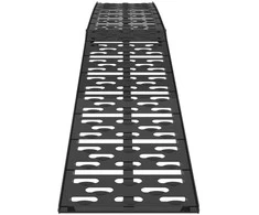 Sulankstoma motociklinės rampos 340 kg per rampa 2 pcs Juodas