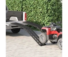 Sulankstoma motociklinės rampos 340 kg per rampa 2 pcs Juodas