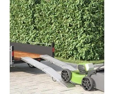 Sulankstoma rampas 200 kg kiekvienai rampai 2 pcs Sidabro