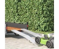 Sulankstoma rampas 200 kg kiekvienai rampai 2 pcs Sidabro