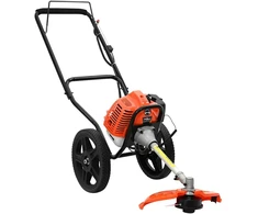 Krūmapjovė su ratukais, oranžinė, 52 cc, 1,45 kW