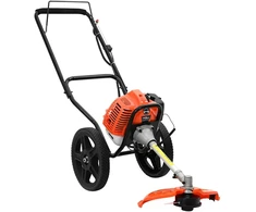 Krūmapjovė su ratukais, oranžinė, 52 cc, 1,45 kW