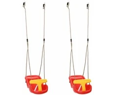 Vaikiškos sūpynės 2 pcs Raudona 36 x 43 x 42 cm Plastmasė
