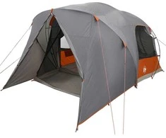 Dome palapinė 6 asmenims Pilka ir oranžinė 500 x 314 x 206 cm