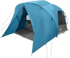 Dome palapinė 6 asmenims su stogu Mėlyna 500 x 314 x 206 cm