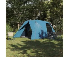 Dome palapinė 6 asmenims su stogu Mėlyna 500 x 314 x 206 cm