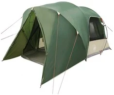 Dome palapinė 6 asmenims su stogu Žalia 500 x 314 x 206 cm