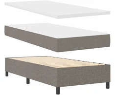 Kiemas lova su galvūgalio Tortora 90 x 190 cm audinys