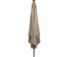 Sodo skėtis Taupe 295 x 295 x 245 cm Poliesteris ir plienas