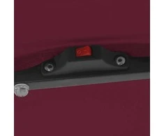 Sodo skėtis Bordo raudona 295 x 295 x 245 cm