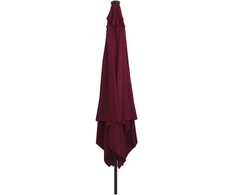 Sodo skėtis Bordo raudona 295 x 295 x 245 cm