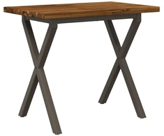 Kvadratinis valgomojo stalas 110 x 55 x 75 cm