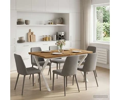 Kvadratinis valgomojo stalas 120 x 80 x 75 cm