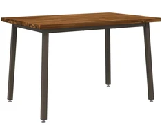 Kvadratinis valgomojo stalas 120 x 90 x 75 cm