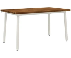 Kvadratinis valgomojo stalas 140 x 90 x 75 cm Natūrali