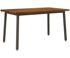 Kvadratinis valgomojo stalas 140 x 90 x 75 cm Natūrali