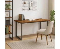 Kvadratinis valgomojo stalas 160 x 70 x 75 cm Natūrali