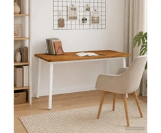 Kvadratinis valgomojo stalas 160 x 70 x 75 cm Natūrali