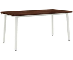 Kvadratinis valgomojo stalas 160 x 70 x 75 cm Tamsiai rudas
