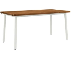 Kvadratinis valgomojo stalas 160 x 80 x 75 cm Natūrali