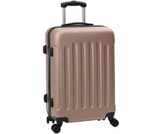 Lagaminas 3 pcs Rožinė aukso 50 x 31 x 78 cm ABS plastikas
