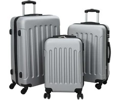 Lagaminas 3 pcs Sidabro 50 x 31 x 78 cm ABS plastikas