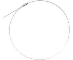 Laido tvirtinimas 12 vnt. 4,6 x 600 mm Sidabrinė